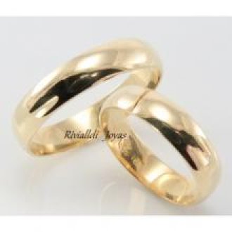 Aros matrimoniales en oro 18k